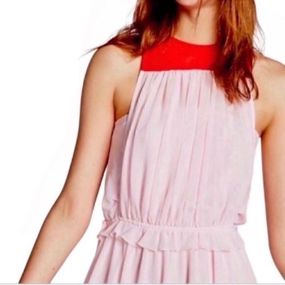 Express Pink & Red Dress(Size Medium) - Picture 3 of 6